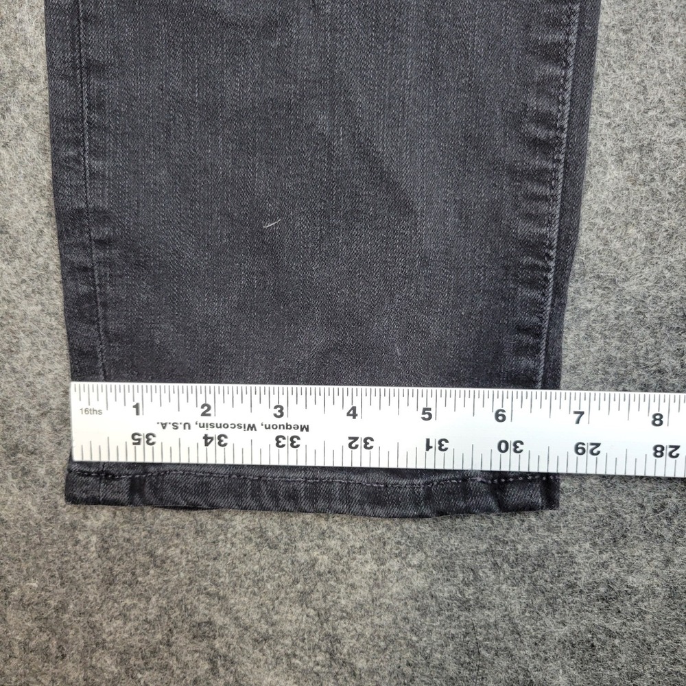 Madewell Jeans Womens 33x34 Black Denim Slim Fit Boho Streetwear Grunge Festival - Picture 10 of 14